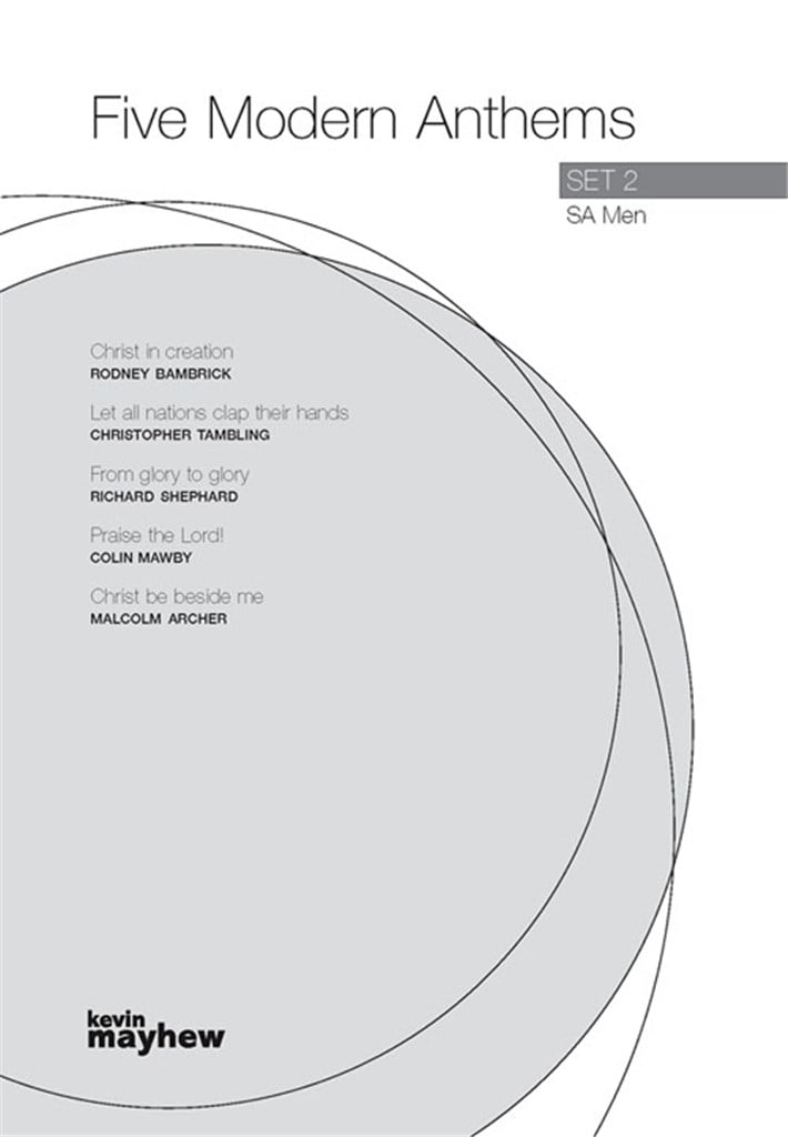 Five Modern Anthems Set 2 - SA Men